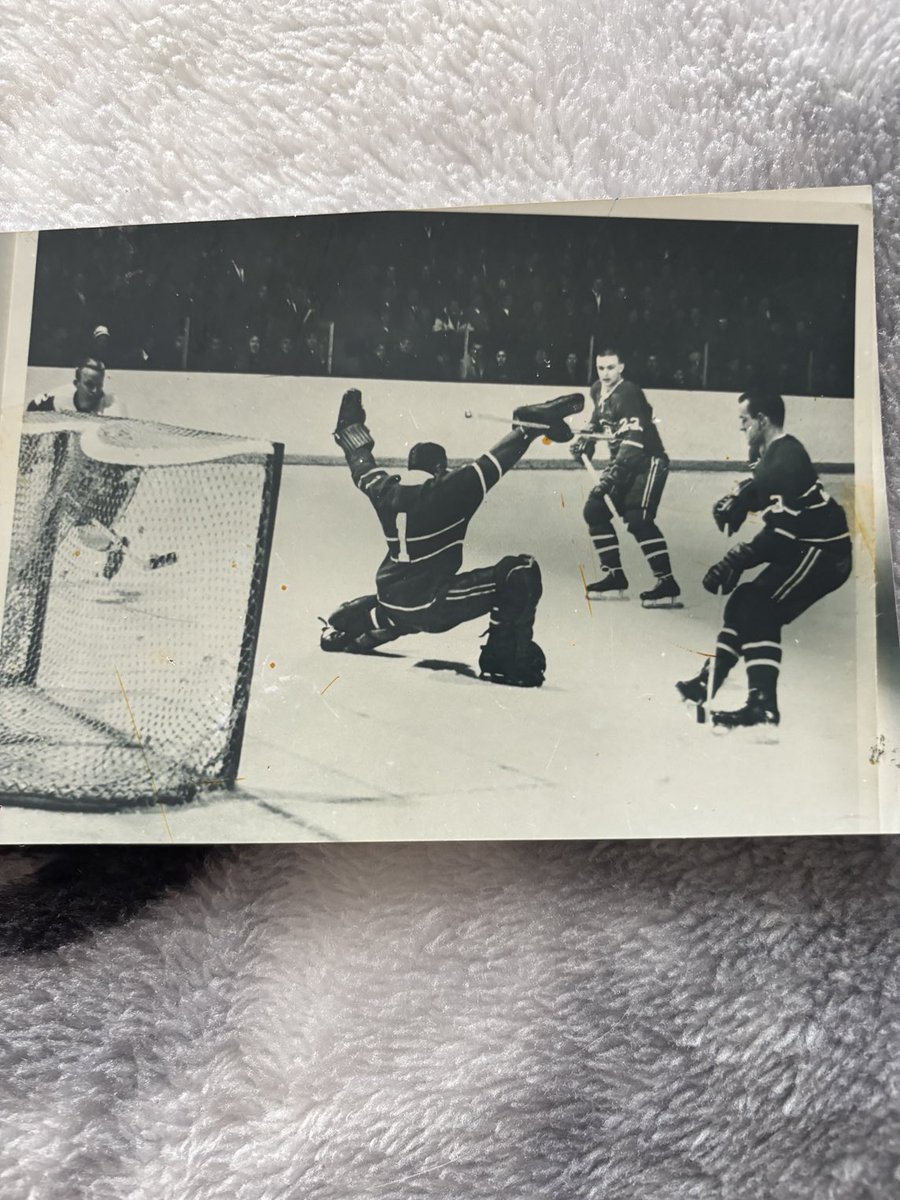 Alex Faulkner scoring on Jacques Plante in 1962/63 seasons. Dad passed April 7 2025. We are having a celebration of life service for him this sat may 24 at 2 pm at the Pentecostal church on Grenfell Heughts in Grand Falls -Windsor NL. All is welcome. Thanks