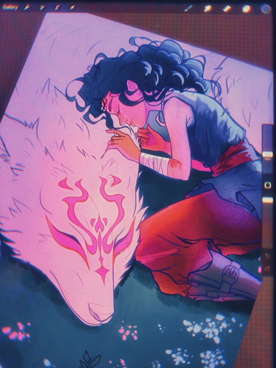 Yes, I'm making progress 🥹 #wip #wipart