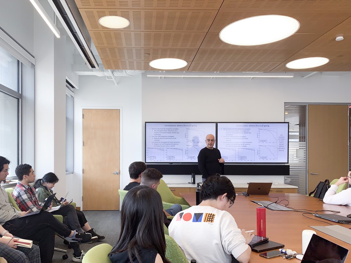 CUSP at NYU Tandon (@nyu_cusp) on Twitter photo Huge thanks to Dr. Saif Eddin Jabari, Associate Professor <a href="/NYUAbuDhabi/">NYU Abu Dhabi</a> and Global Network Associate Professor <a href="/nyutandon/">NYU Tandon</a>, for today’s fascinating talk on "Investigating Vulnerabilities in Autonomous Vehicle Perception Algorithms"! #deepneuralnetwork #autonomousvehicle Huge thanks to Dr. Saif Eddin Jabari, Associate Professor <a href="/NYUAbuDhabi/">NYU Abu Dhabi</a> and Global Network Associate Professor <a href="/nyutandon/">NYU Tandon</a>, for today’s fascinating talk on "Investigating Vulnerabilities in Autonomous Vehicle Perception Algorithms"! #deepneuralnetwork #autonomousvehicle