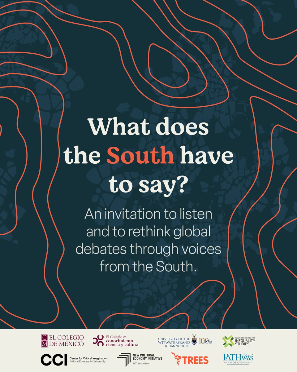 treesuniandes's tweet photo. 🌎 The South is more than a place, it’s a way of seeing, questioning, and connecting. This month, we’re sharing voices and ideas from #PEGS2024: the first Political Economy of the Global South Conference. Join the conversation! #WhatDoesTheSouthSay #GlobalSouth #PoliticalEconomy https://t.co/o2Tdy6OQlj