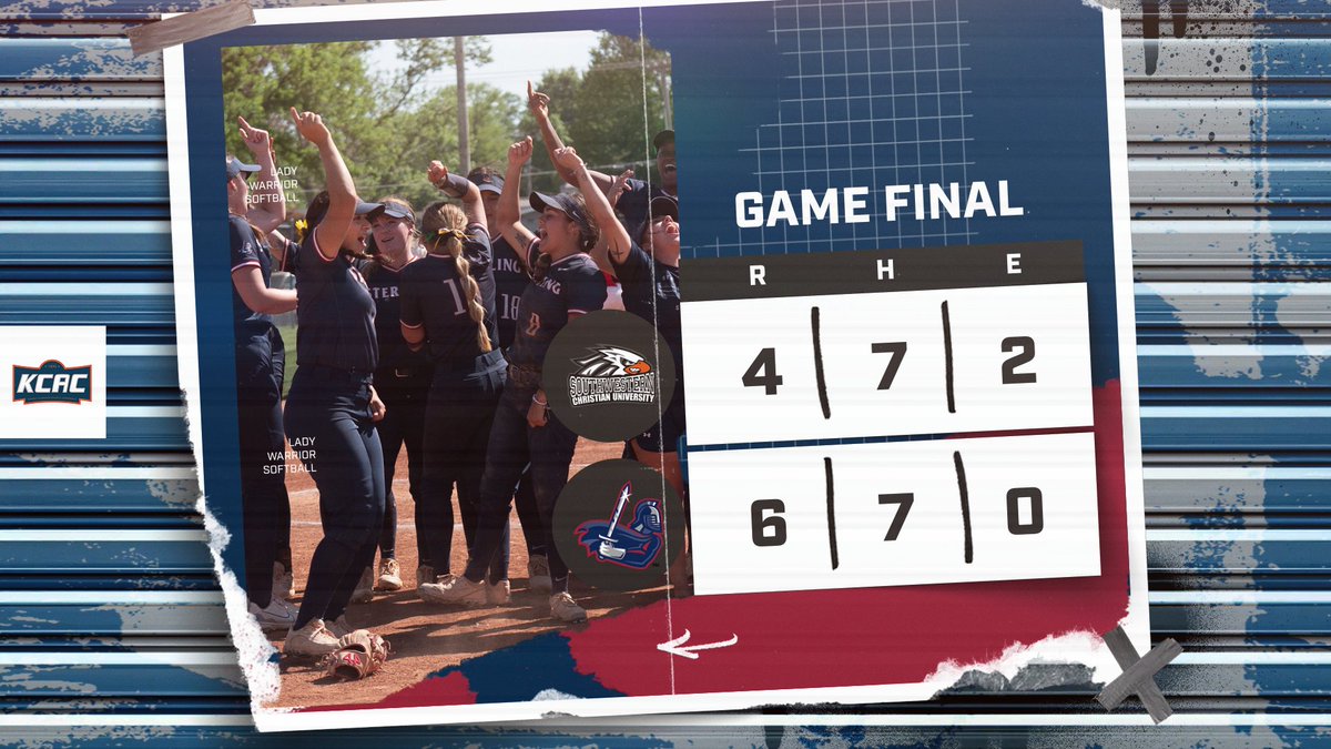SB | The Lady Warriors get the win against Southwestern Christian in the opening round of the NCCAA World Series. Sterling will be back in action tonight at 6 PM against the winner of #3 MACU v. #6 Geneva College.

#SwordsUp #TraditionStartsHere