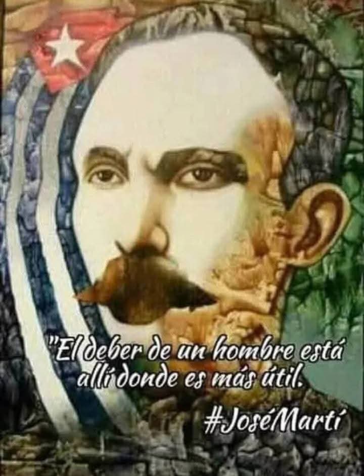Se cumple 130 aniversario de la caída en combate  de nuestro apóstol José Julián Marti Pérez, su muerte demostró la valentía de un hombre y su disposición de dar la vida por su patria.
<a href="/UlisesGuilarte/">Ulises Guilarte de Nacimiento</a> 
<a href="/JulioAndrsGrac1/">Julio A. García Pérez🇨🇺</a> 
@
