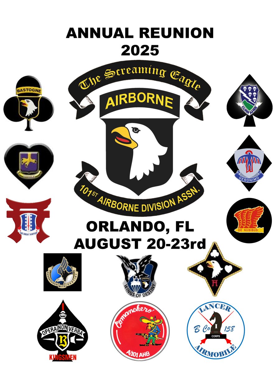 Join us at the Rosen Centre Hotel in Orlando.  Go to screamingeagle.org to register and make your reservations.  Hope to see you there.