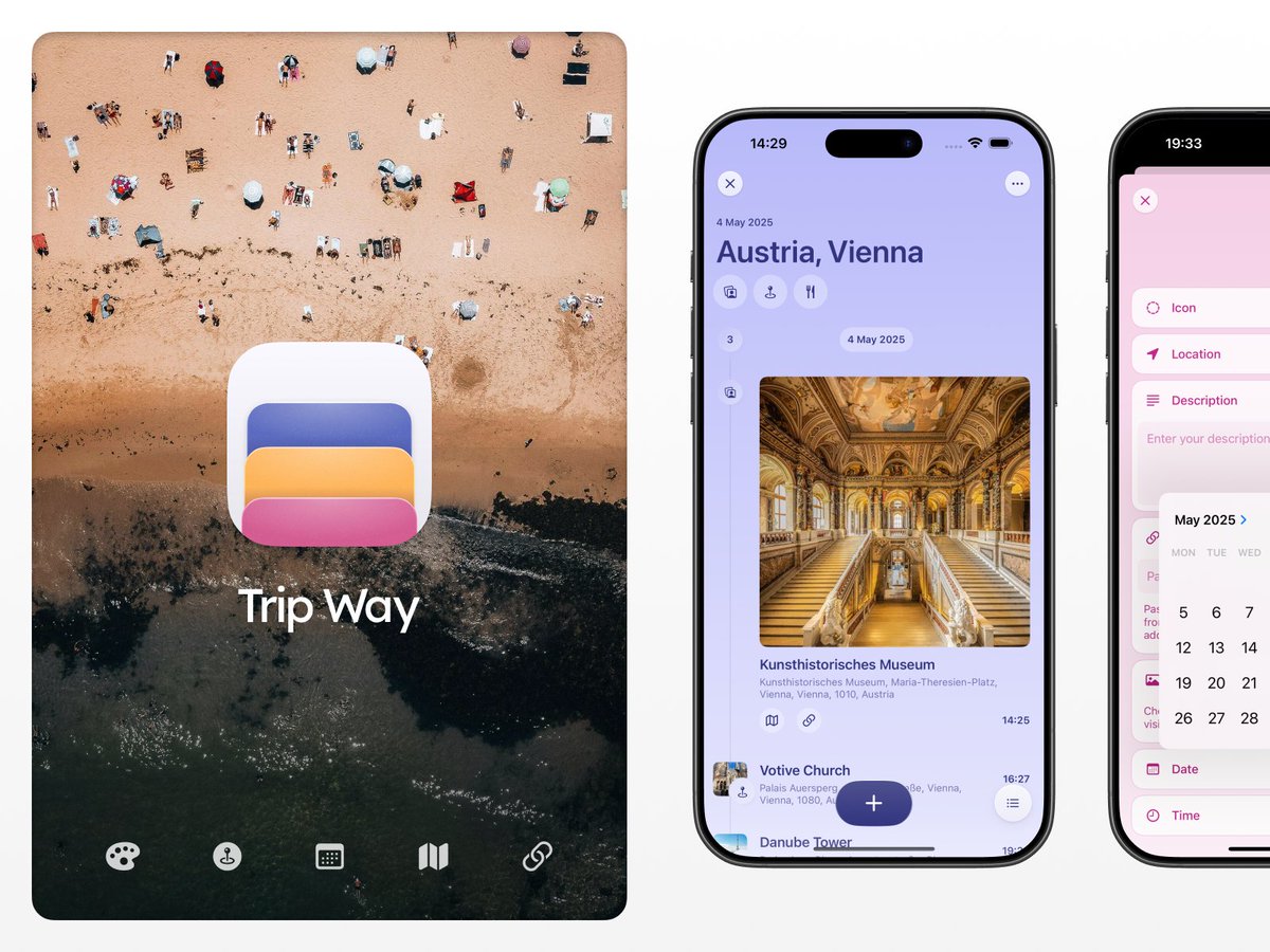 farguk_design's tweet image. I just launched my FIRST app - Trip Way🚀
After 7 tough months of development, I'm so proud of the result.
It’s for iPhone and iPad, and you can grab it here: apps.apple.com/ua/app/trip-wa…