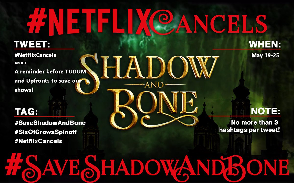 Save Shadow and Bone and Six Of Crows tweet media