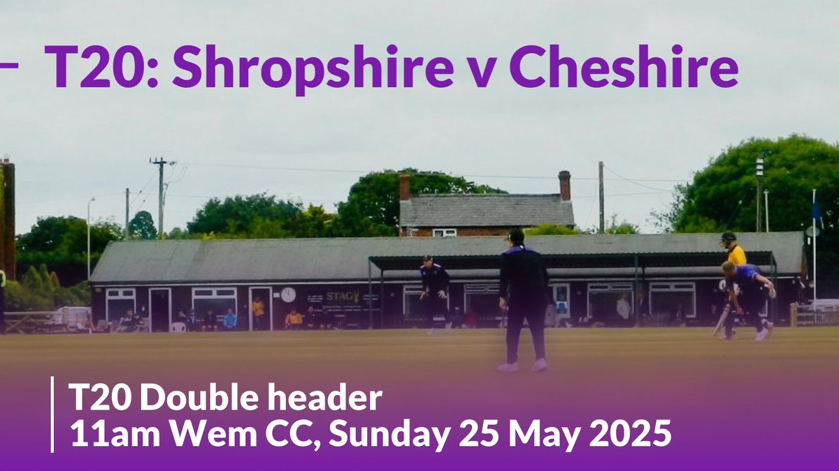CheshireCCC's tweet photo. T20 gets underway with Cheshire this Sunday 25 May https://t.co/UtCtyV1mYV https://t.co/Ofs7hCisyx