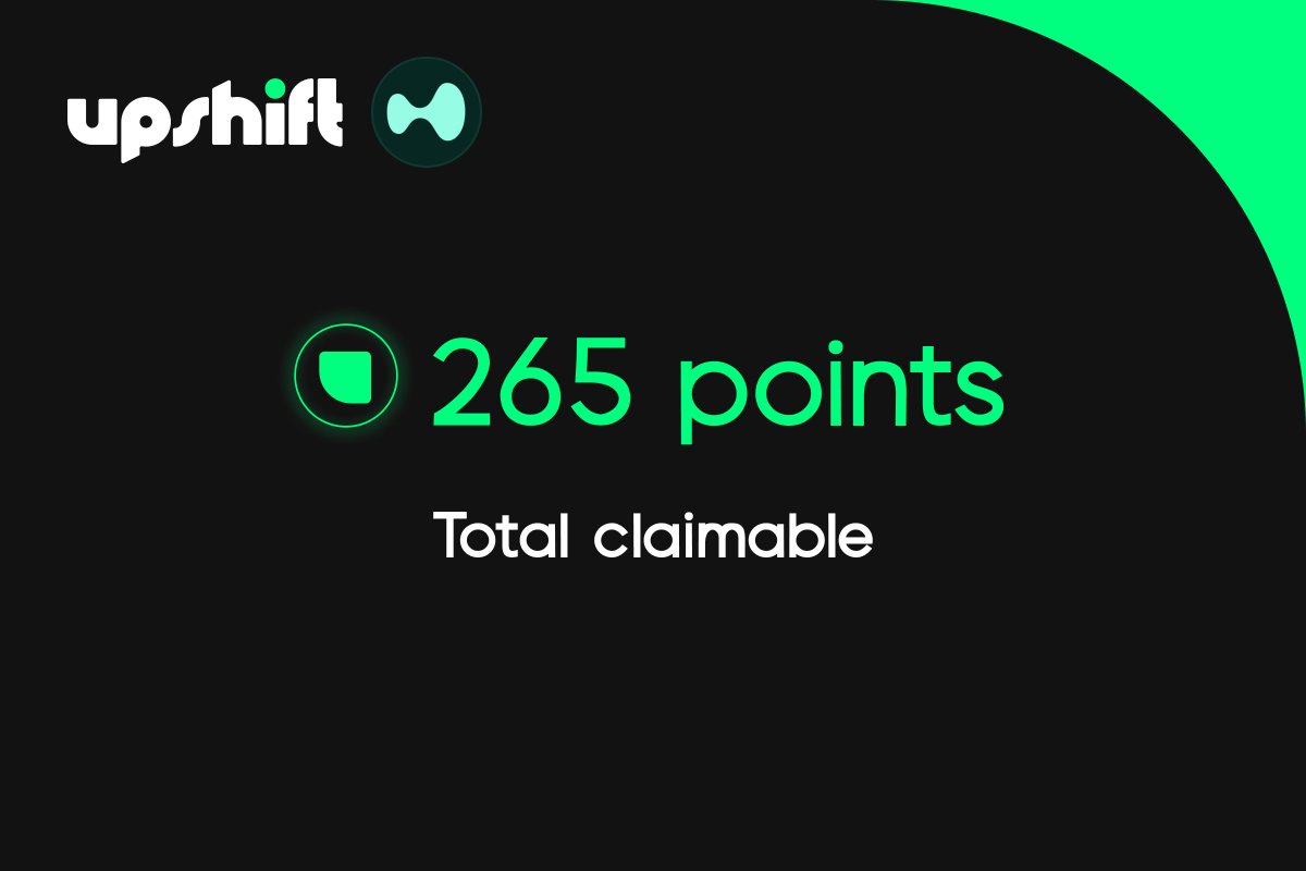 HyperEVM vault points are now LIVE in the Upshift UI. Now you can check  your points for: - HyperBeat Ultra HYPE deposits - HyperBeat Ultra BTC  deposits $40m+ TVL. Hyperliquid.