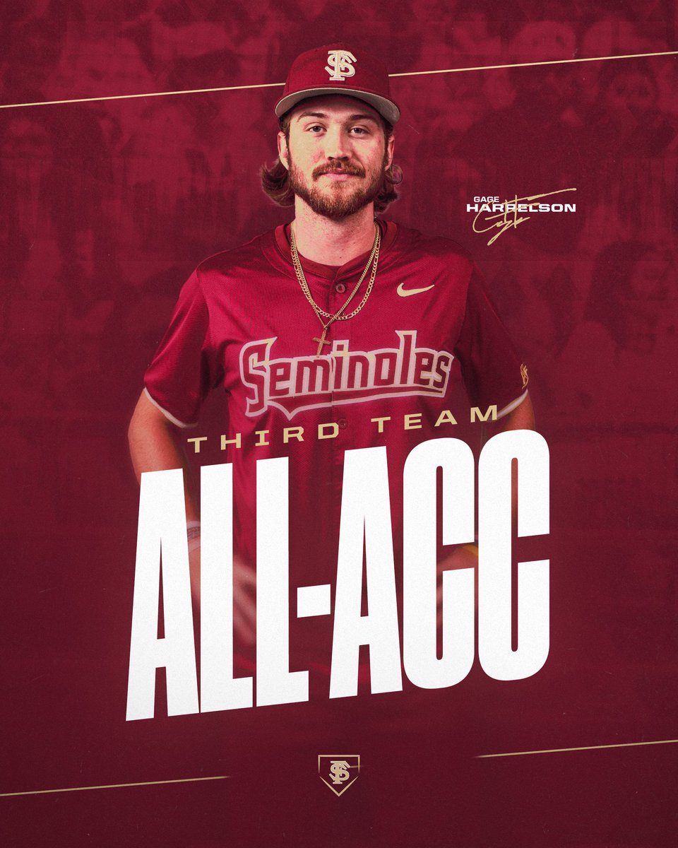 First season as a Seminole is one to remember.

Congrats to Gage Harrelson, named to the Third Team All-ACC!