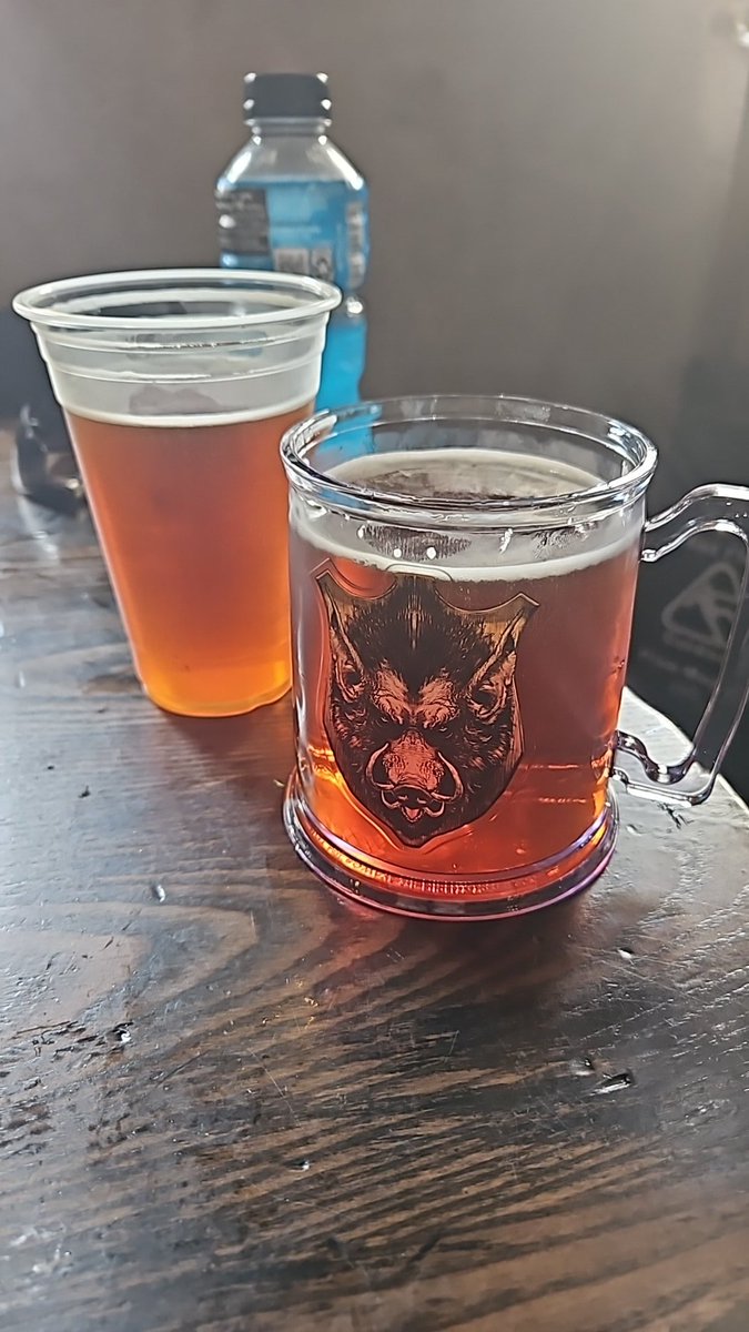 Devonlittlepaws's tweet photo. Having a hogs ale at the three broom sticks in hairy potter land in islands of adventure. https://t.co/eGu40UtLea
