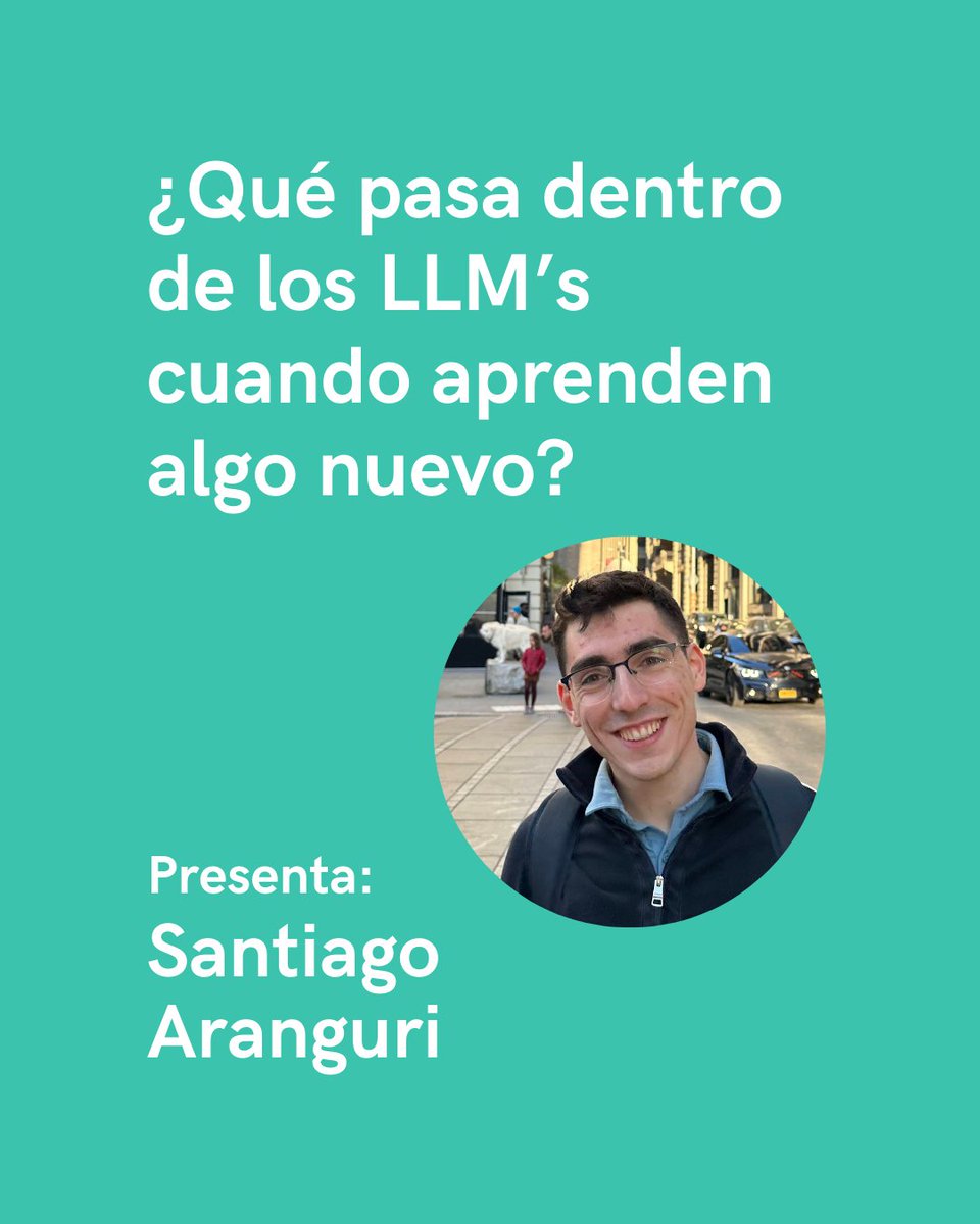 baish_arg's tweet photo. ¿Qué pasa dentro de los LLMs cuando aprenden algo nuevo? - Santiago Aranguri

En esta ocasión, Santiago Aranguri, nos habló sobre la “neurociencia” de los LLM’s, conocida como “Mechanistic Interpretability”.

Charla ya disponible en nuestro canal de Youtube, link en bio💻 https://t.co/cIgfoNfWEZ