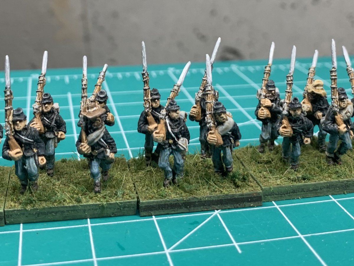 LMT_Studio's tweet photo. A unit of Old Glory Union marching figures for the American Civil War #ACW https://t.co/rDU9U6ffB9