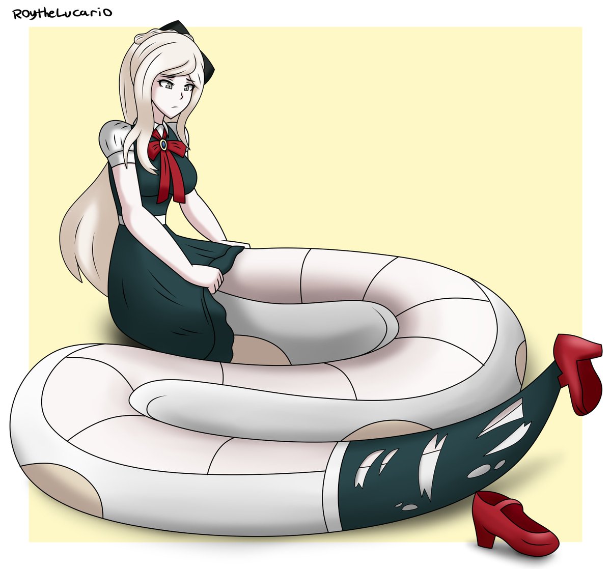 Static (@staticeyedstars) on Twitter photo Sonia Nevermind from Danganronpa 2 TFed into a lamia, I got from <a href="/Roythe_Lucario/">RoytheLucario</a>. Not too much to say, other than I like her red accents
#sonianevermind #danganronpa #lamia #monstergirl #tf Sonia Nevermind from Danganronpa 2 TFed into a lamia, I got from <a href="/Roythe_Lucario/">RoytheLucario</a>. Not too much to say, other than I like her red accents
#sonianevermind #danganronpa #lamia #monstergirl #tf