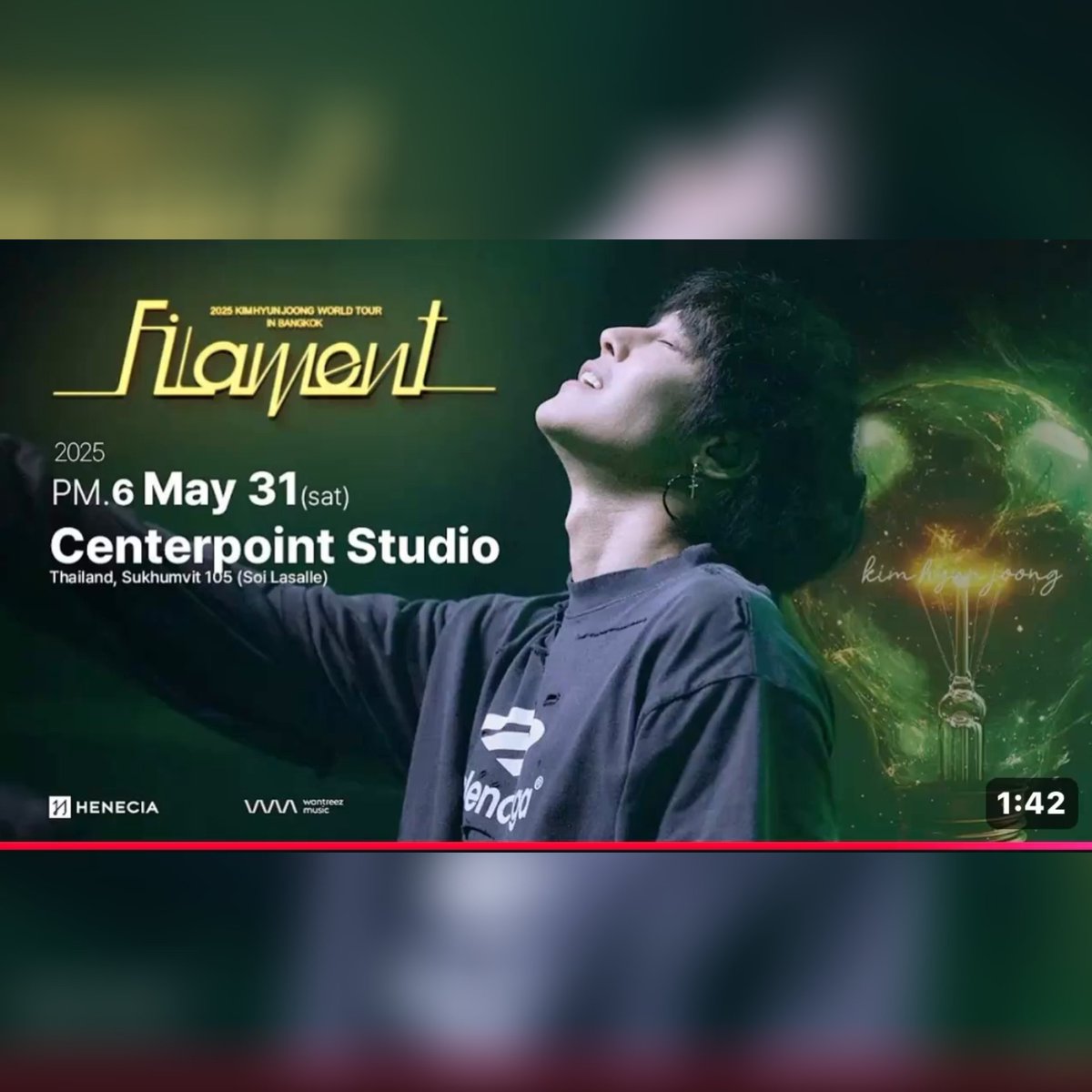 AlphaFemale1_'s tweet photo. 2025 KIMHYUNJOONG WORLD TOUR 'Filament' IN BANGKOK Q&A
@khj_heneciatwt
@wantreez01
@centerpoint_ent
@ThaiTicketMajor 🎫
#KimHyunJoong
#worldtour #kpop #concert #cpop #jpop #tpop #kconcert #travel #kpopconcerts #Thailand🇹🇭 #bangkok🇹🇭
🔗https://t.co/FhuByA1LKA via @YouTube https://t.co/ACn88aaWe0