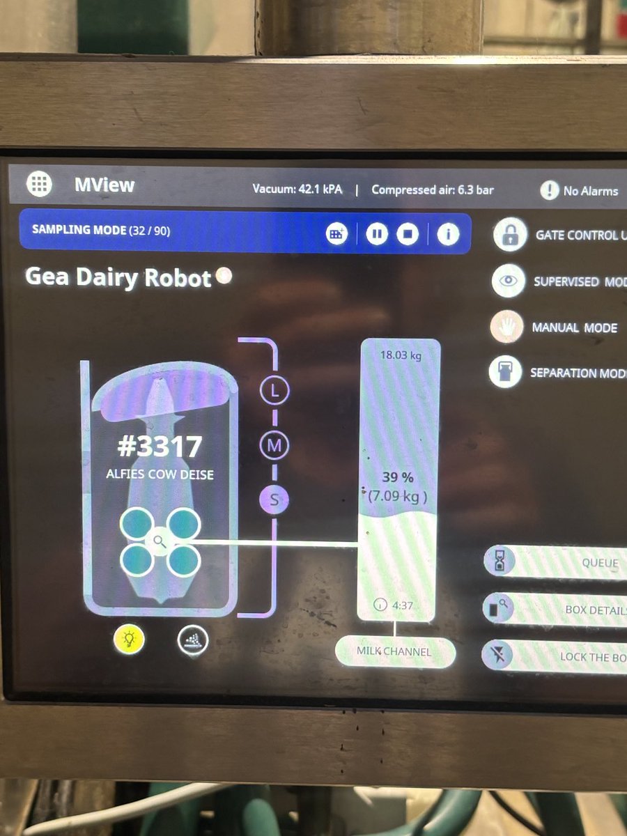 I see a lot of lads on here complaining about milk recording. Seems@ha@dy enough to me…🤣🤣