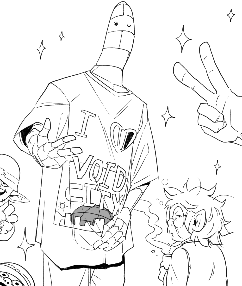 Muro rocking the one shirt he owns
#oc #doodle #monsterart #entervoid