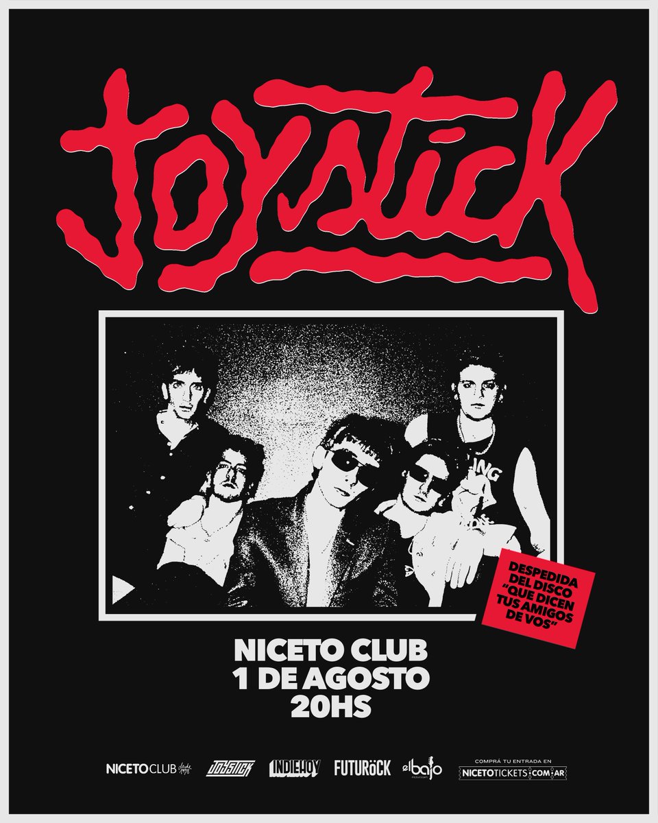 joystickjtk's tweet image. DESPEDIMOS EL DISCO EN NICETO CLUB
1 DE AGOSTO
Entradas passline.com/eventos/joysti…