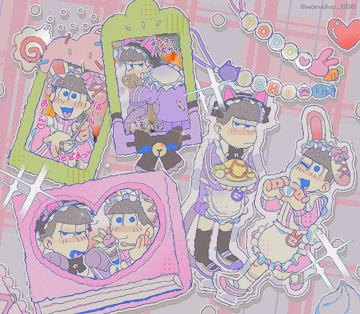 moneko_666's tweet photo. #引用RTでお気に入りの絵をあげて5人指名してバトンで… のやつです！

作ったの全部引っ括めてで こういうので指名してくれるのめっちゃ嬉しいッス🥲🥲 https://t.co/6qNml5i98A
