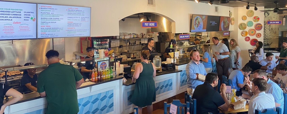 Thanks to our friends <a href="/felipesnola/">Felipe's Taqueria</a> for hosting <a href="/TulaneAthletics/">Tulane Green Wave</a> last week!  No better way to celebrate the conclusion of a great semester than to come together at Felipe's!  

We look forward to seeing the entire Felipe's gang at Yulman Stadium this fall!