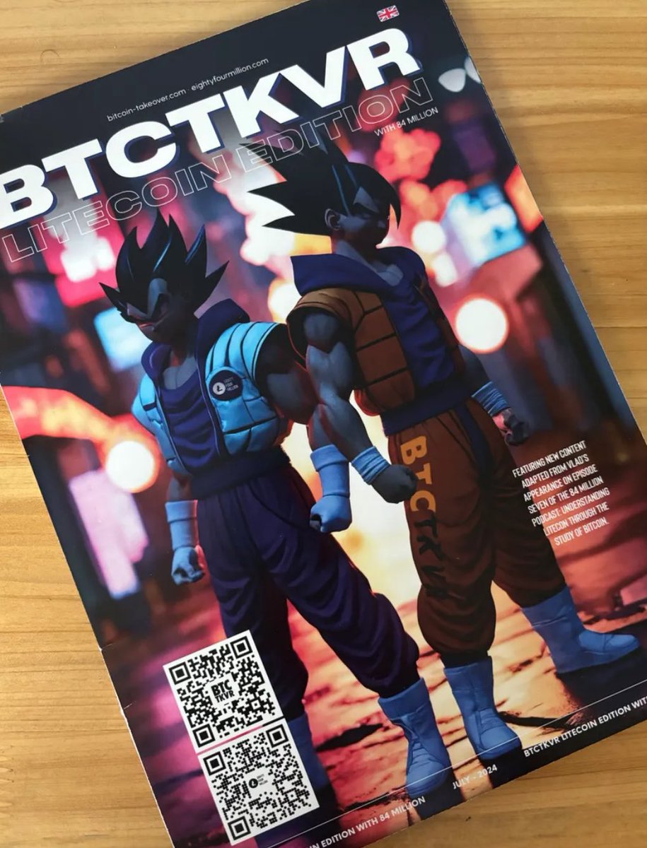 We have ONE (1) original vaulted copy of BTCTKVR: Litecoin Edition (84 Million Variant) that will be available at the Litecoin Summit. ‼️

We’ll sign this copy away to its new owner. ✍🏼

Find w/ <a href="/bitstoys/">bits</a> &amp; <a href="/LTCcoffeeclub/">Litecoin Coffee Club</a>.