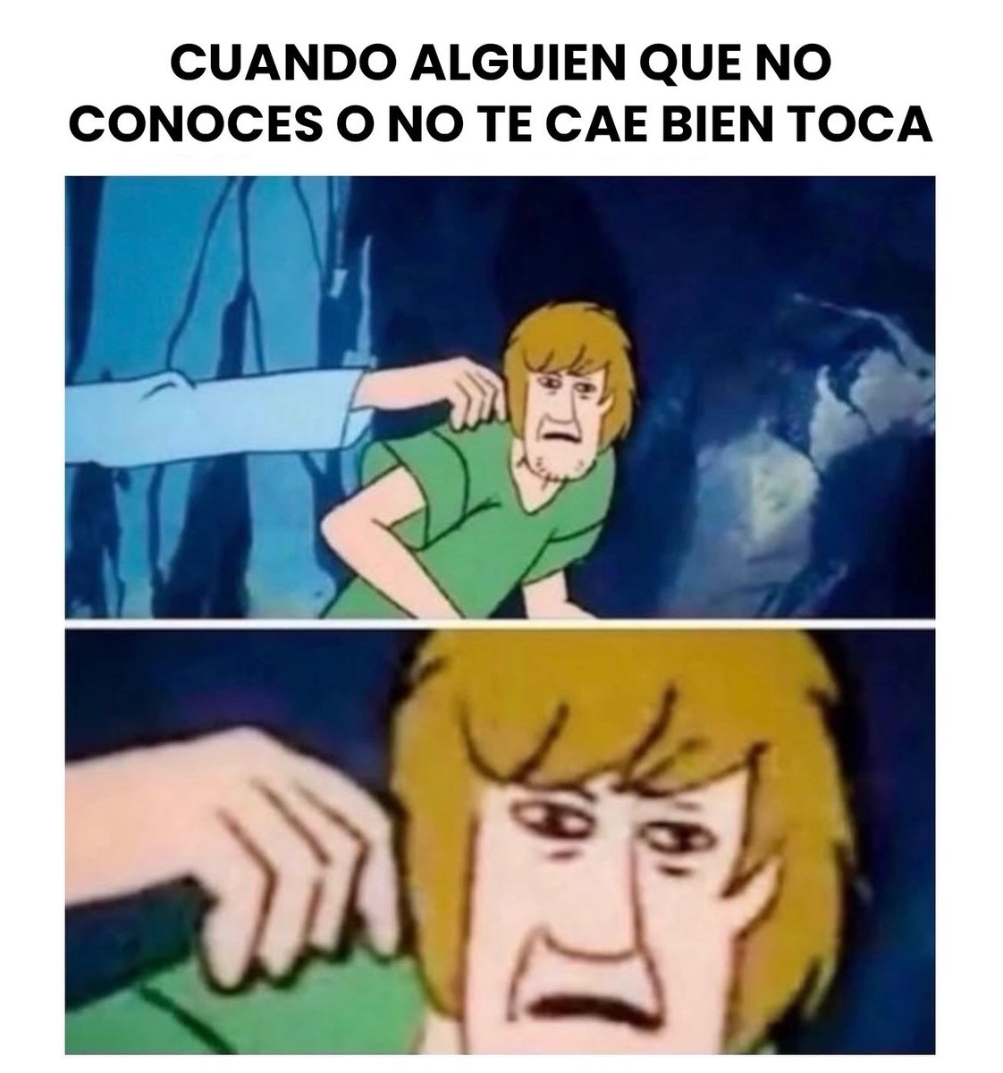 comcomtj's tweet image. 😫

#tocar #introvertido #soportar #desconocido #tolerar #geek #geekmemes #retro #risa #meme #aguantar #sociedad #gente #persona #memes