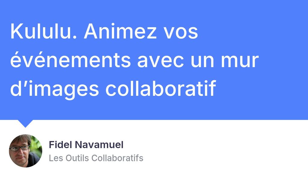 Créez un album photo collaboratif en ligne où tous vos participants peuvent partager leurs clichés et vidéos en temps réel, sans installation d'application.

Lire la suite 👉 lttr.ai/Aev18

#collaboratif #Événements