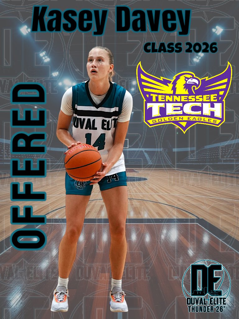 After a conversation with <a href="/kimrosamond/">Kim Rosamond</a> and staff, I’m blessed to receive an offer from Tennessee Tech University! Thank you so much for believing in me! <a href="/DuvalElite/">DuvalElite</a> <a href="/GigiBistrow/">Gigi Bistrow</a> <a href="/SUTSReport/">SUTS Report</a> <a href="/PGHFlorida/">Prep Girls Hoops Florida</a> <a href="/CoachMatt_DE/">Coach Matt</a>