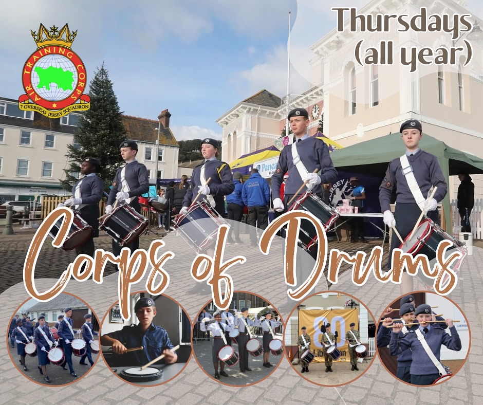 Highlight Post – Drumming
The Corps of Drums is a dynamic, high-profile part of our squadron. Our cadets bring rhythm, precision, and flair to every event and proudly lead the squadron on key ceremonial and local occasions. 
Interested in joining? Come along Friday 23 May at 1930
