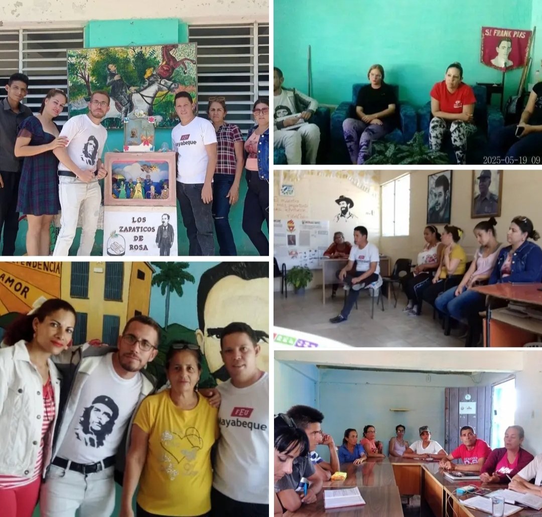liusdanis's tweet photo. Jornada de trabajo en el municipio Jesús Menéndez, en el que acompañamos a los cuadros del Comité Municipal en la implementación de actividades relacionadas con la política de cuadros y los procesos políticos. #SiempreJoven https://t.co/OpTetZYHXO