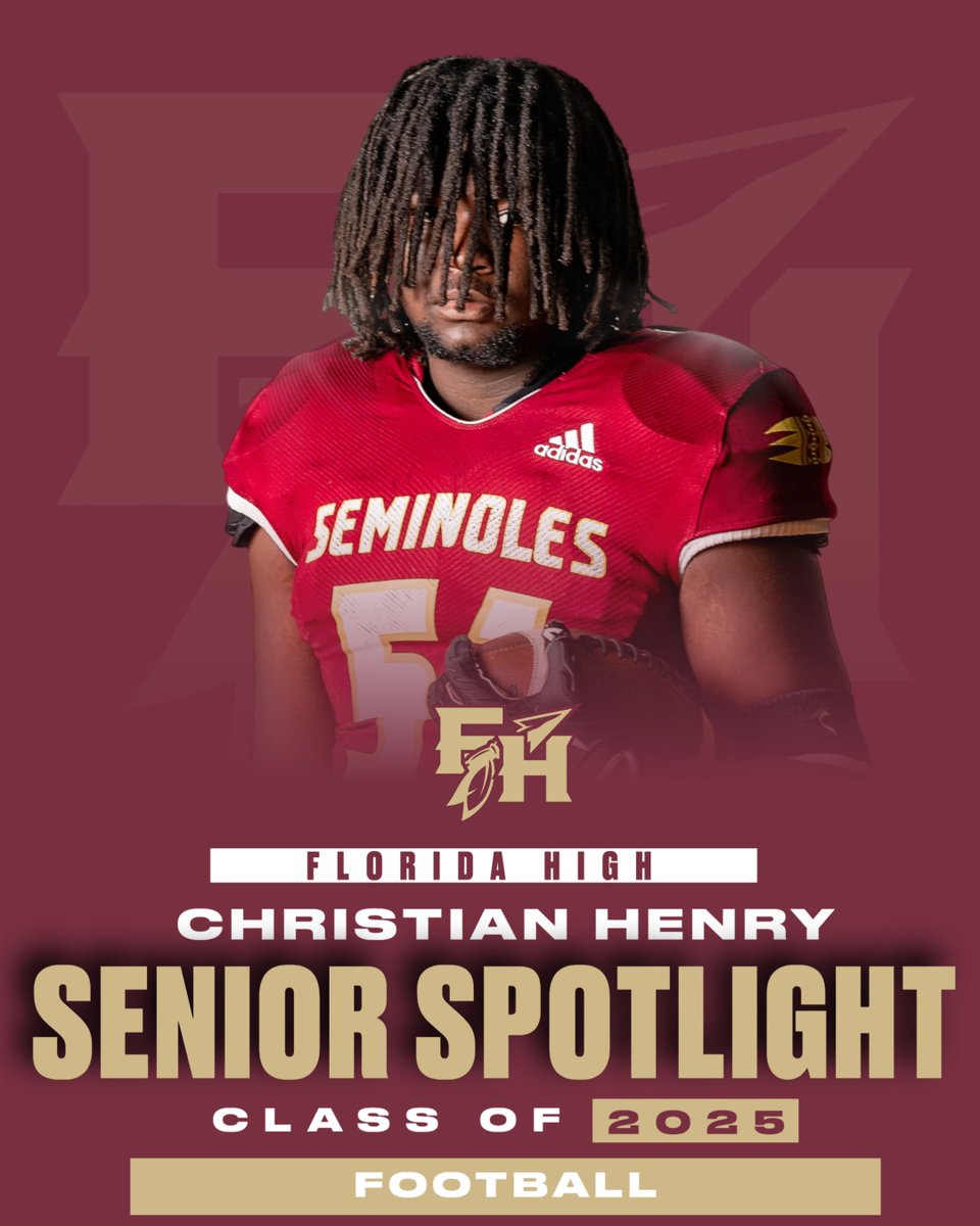 🎓SENIOR SPOTLIGHT🎓

Congrats to Christian Henry! A 13-Year Club member &amp; Varsity DT/NG, Christian’s impact on the field was matched by his leadership off it. A true teammate, always lifting others up. Thank you for your dedication &amp; teamwork!