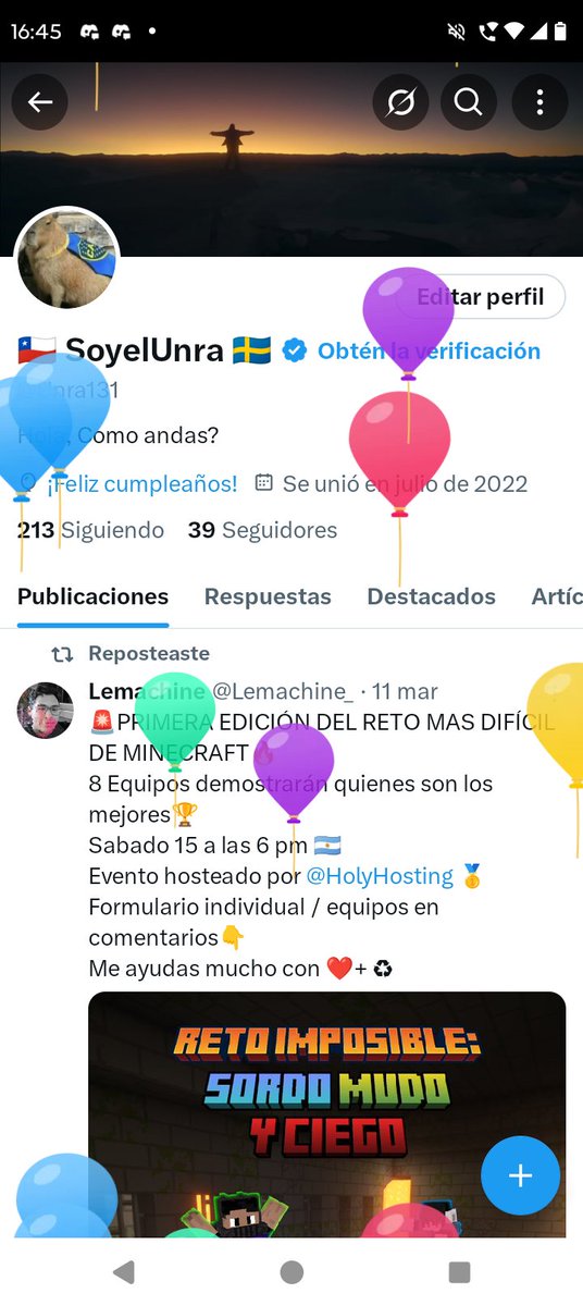 Creo que es mi cumple, oyeah 🔥