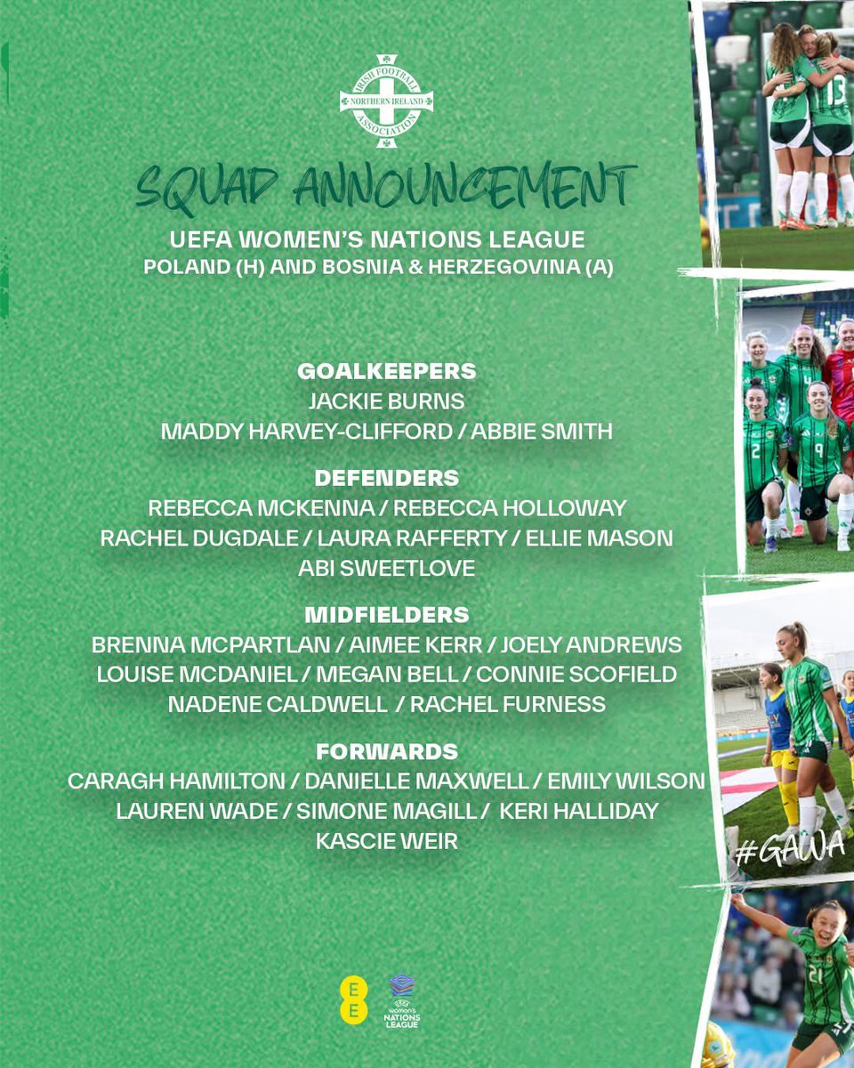 Congratulations to past pupil Abbie Smith on her first call up to the Northern Ireland women’s squad at just 16 years of age ⚽️🟢⚪️
