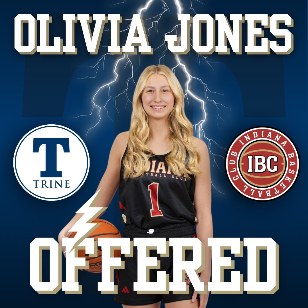 Olivia Jones (@oliviajones2026) on Twitter photo So very grateful to receive an offer to continue my athletic and academic career at <a href="/TrineWBB/">Trine Women's BBall</a>. Thank you so much <a href="/CoachRang/">Andy Rang</a> for an amazing visit to campus! <a href="/KruzelJosh/">Josh Kruzel</a> <a href="/IBCLightningS40/">Indiana Basketball Club Lightning</a> <a href="/IBCWBB/">Indiana Basketball Club</a> <a href="/M14hoopsindy/">M14Hoops Indy</a> <a href="/PHHSArabiansGBB/">Lady Arabians Basketball</a> <a href="/PHHSAthletics/">Arabians Athletics</a> So very grateful to receive an offer to continue my athletic and academic career at <a href="/TrineWBB/">Trine Women's BBall</a>. Thank you so much <a href="/CoachRang/">Andy Rang</a> for an amazing visit to campus! <a href="/KruzelJosh/">Josh Kruzel</a> <a href="/IBCLightningS40/">Indiana Basketball Club Lightning</a> <a href="/IBCWBB/">Indiana Basketball Club</a> <a href="/M14hoopsindy/">M14Hoops Indy</a> <a href="/PHHSArabiansGBB/">Lady Arabians Basketball</a> <a href="/PHHSAthletics/">Arabians Athletics</a>