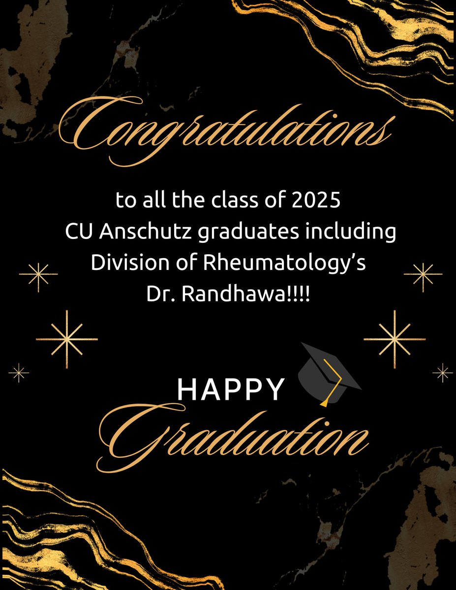 Happy Graduation!! Congratulations to Dr. Randhawa and all of the 2025 graduates!!