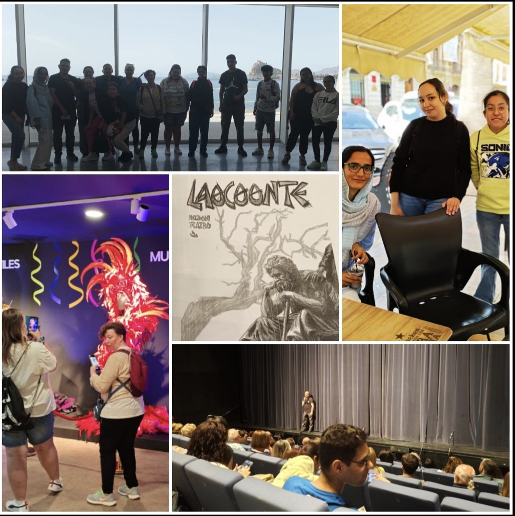 Alumnado de FP Básica, Ens. Iniciales y ESPA del <a href="/AltoGuadalentin/">C.E.A. Alto Guadalentín centro Erasmus+</a> han conocido los engaños de las guerras con las voces de Casandra y Laocconte. El Infanta Elena transformado en Troya incendiada por los griegos de Aquiles.Espléndida actuación alumnado IES Arcas en Helidoni Teatro