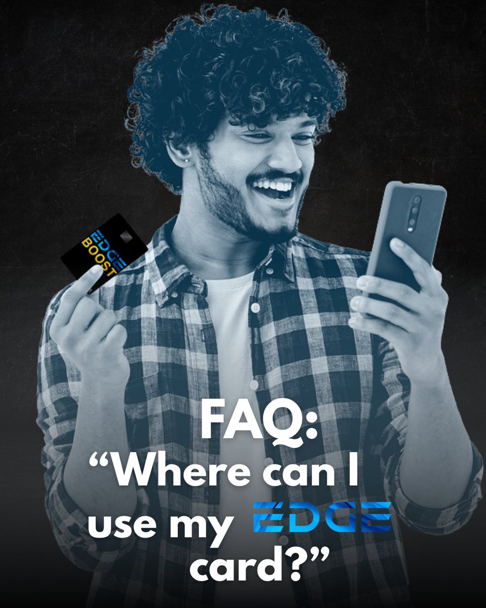 edgeboostbets's tweet image. The EDGE card can be linked to land based Casino digital wallets & used at all daily fantasy, iCasino, sports book, horse racing and social sweeps sites!
Terms & Conditions Apply