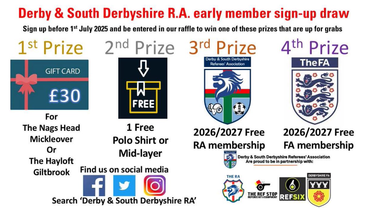 south_derby's tweet image. Don’t forget the membership for the 2026/26 season will start from the 1st June. 

If you sign up from now till 1st July you get a free entry into the prize draw.

Everyone who signs up as a Full member or Affiliated member receives a free Mid-layer (£25RRP) our 1st prototype is…