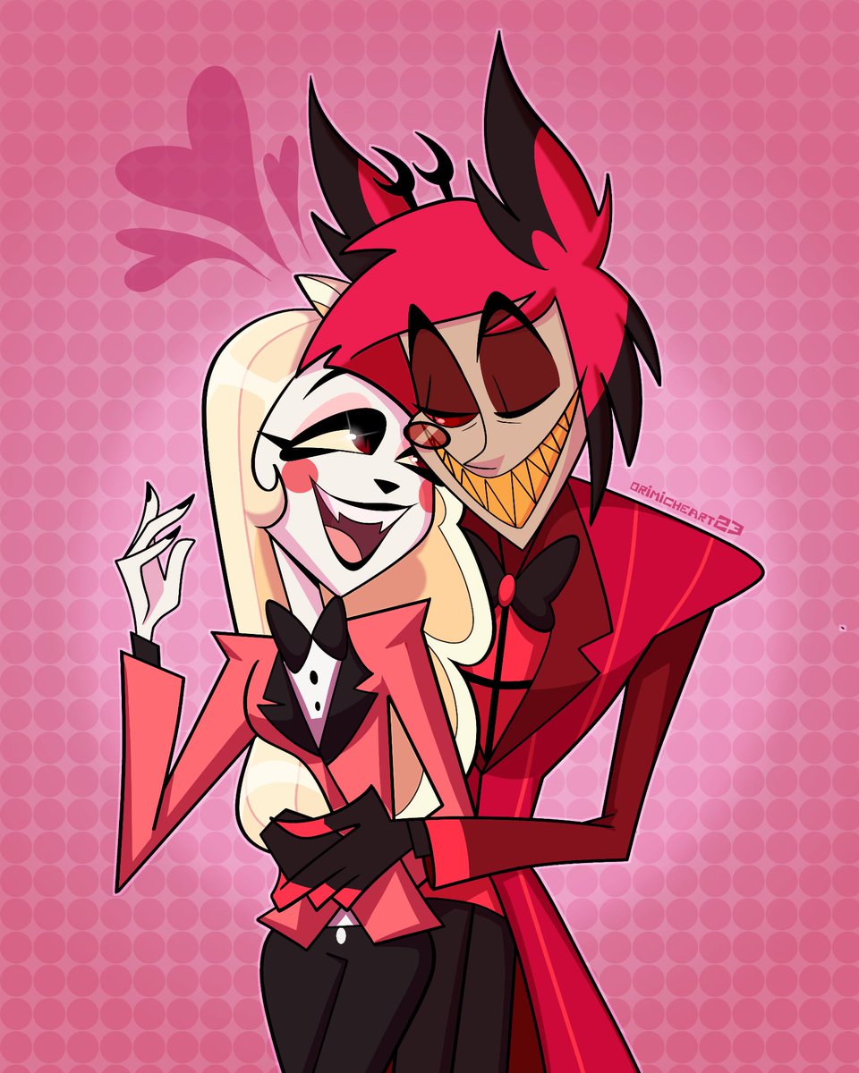 Another Charlastor Commission completed like their versions of the pilot! #charlastor #radiobelle #HazbinHotel #HazbinHotelCharlie #alastor