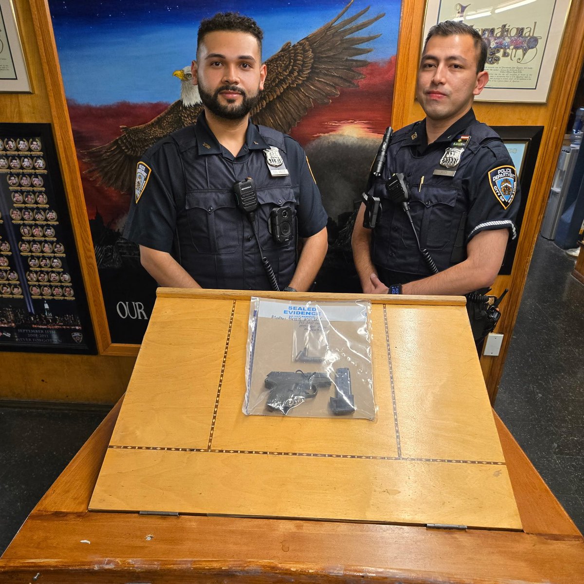NYPD NEWS (@nypdnews) on Twitter photo Every day, <a href="/NYPDTransit/">NYPD Chief of Transit</a> officers are strategically deployed in the subway system to ensure that New Yorkers reach their destinations safely.
While on patrol, officers observed a man evading the fare. After a brief struggle, they took him into custody and recovered a loaded gun. Every day, <a href="/NYPDTransit/">NYPD Chief of Transit</a> officers are strategically deployed in the subway system to ensure that New Yorkers reach their destinations safely.
While on patrol, officers observed a man evading the fare. After a brief struggle, they took him into custody and recovered a loaded gun.