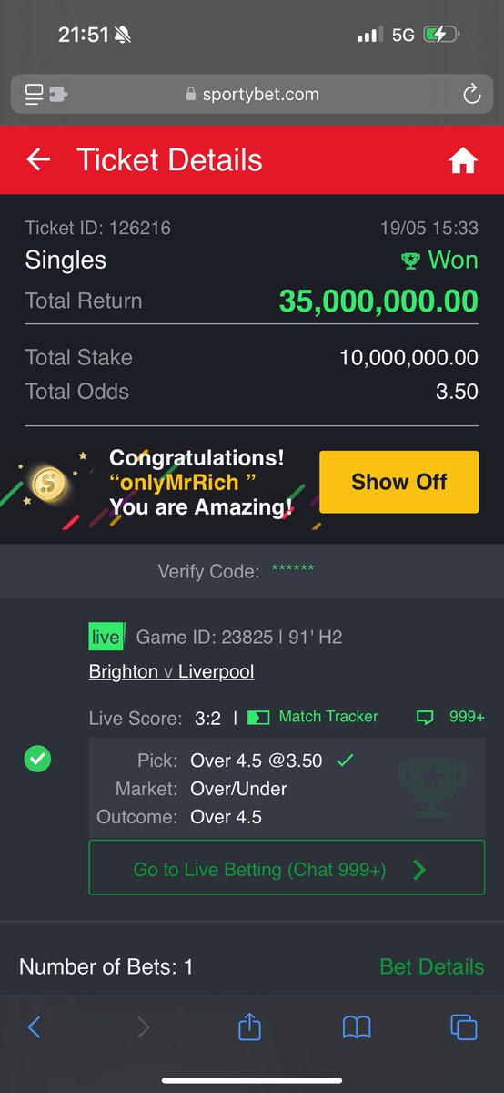 Thank you Brighton for this 35 million🔥