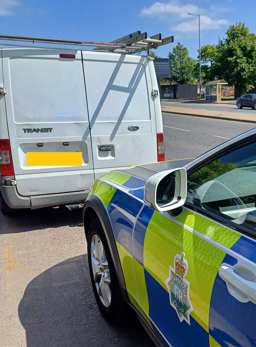 Roads Policing Unit (@merpoltraffic) on Twitter photo This #Ford Transit was stopped in #StHelens as it had been declared off road and had no insurance. We also found a defective tyre. The driver then provided a positive test for cannabis and was #arrested. Vehicle #seized. <a href="/DVLAgovuk/">Driver and Vehicle Licensing Agency</a> <a href="/DriveInsured/">Drive Insured</a> This #Ford Transit was stopped in #StHelens as it had been declared off road and had no insurance. We also found a defective tyre. The driver then provided a positive test for cannabis and was #arrested. Vehicle #seized. <a href="/DVLAgovuk/">Driver and Vehicle Licensing Agency</a> <a href="/DriveInsured/">Drive Insured</a>