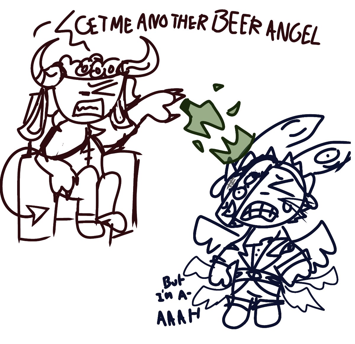 Siren_vee's tweet photo. AngelCocoa lore,,, // https://t.co/bwHP5eNq1R