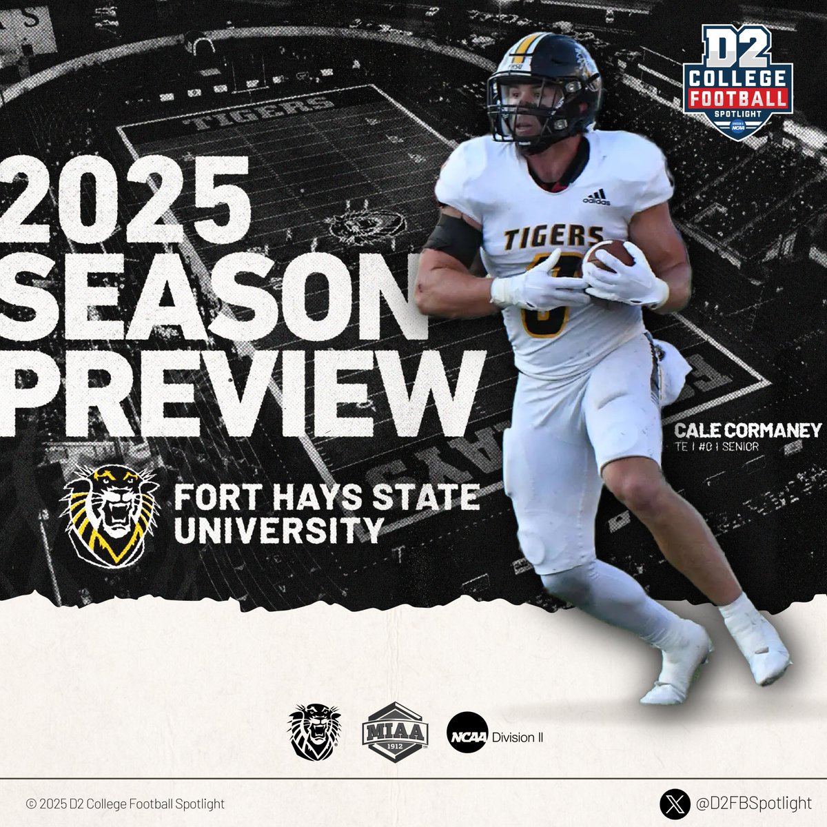 D2 College Football Spotlight (@d2fbspotlight) on Twitter photo Fort Hays State 2025 Preview
<a href="/FHSUFootball/">FHSU Football</a> loses stars like Shane Watts, Myles Menges, and Jack Dawson...But with Caleb Heavner at QB, Gaven Haselhorst up front, and LB John Johnson back healthy, the Tigers have the experience, depth, and culture to stay in the MIAA hunt.
⬇️
- Fort Hays State 2025 Preview
<a href="/FHSUFootball/">FHSU Football</a> loses stars like Shane Watts, Myles Menges, and Jack Dawson...But with Caleb Heavner at QB, Gaven Haselhorst up front, and LB John Johnson back healthy, the Tigers have the experience, depth, and culture to stay in the MIAA hunt.
⬇️
-