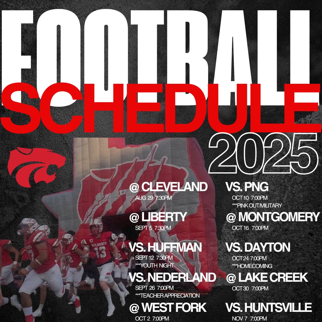 🏈 The 2025 Football Schedule is here!