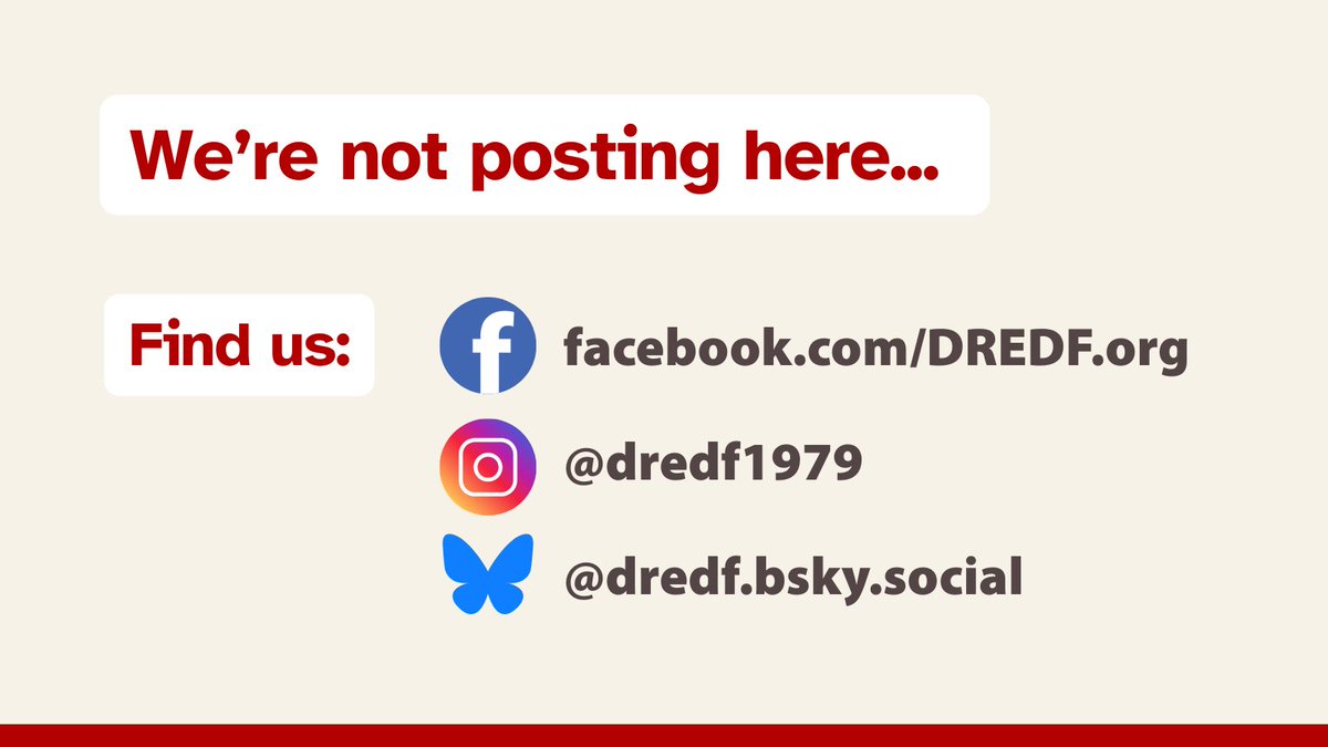 Disability Rights Education & Defense Fund tweet media