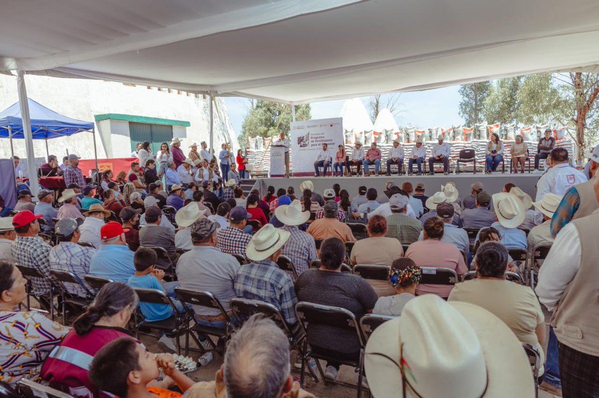Desde Fresnillo, dimos inicio con la dispersión de apoyos del programa Fertilizantes para el Bienestar, que beneficiará a miles de productores y productoras de nuestro estado.
