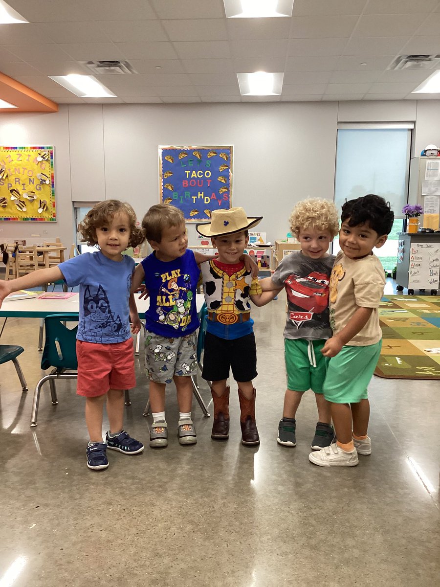 It’s the last Monday of the year and there is lots of excitement here at the CDC. Today the children came dressed up as their favorite character or wearing a character shirt.