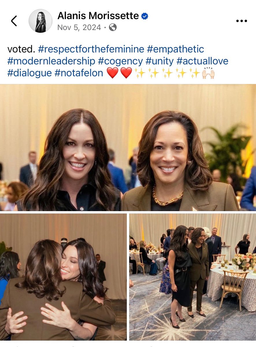 EXCLUSIVE:

🚨 Alanis Morissette’s <a href="/Alanis/">Alanis Morissette</a> Company Received Over $95,000 from Kamala Harris’s Presidential Campaign Post Election, Listed as “Event Services and Catering” in FEC Records 🚨

FEC records uncovered by <a href="/LauraLoomer/">Laura Loomer</a> and <a href="/CcpSkipTracer/">E</a> of <a href="/LoomerUnleashed/">Loomer Unleashed</a> reveal that