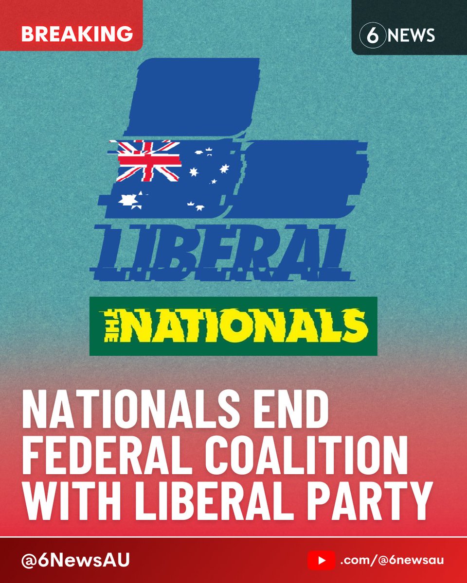 #BREAKING 🚨 David Littleproud has announced the Nationals will NOT renew their coalition agreement with the Liberal Party 

Littleproud says the Nationals will now “sit alone”