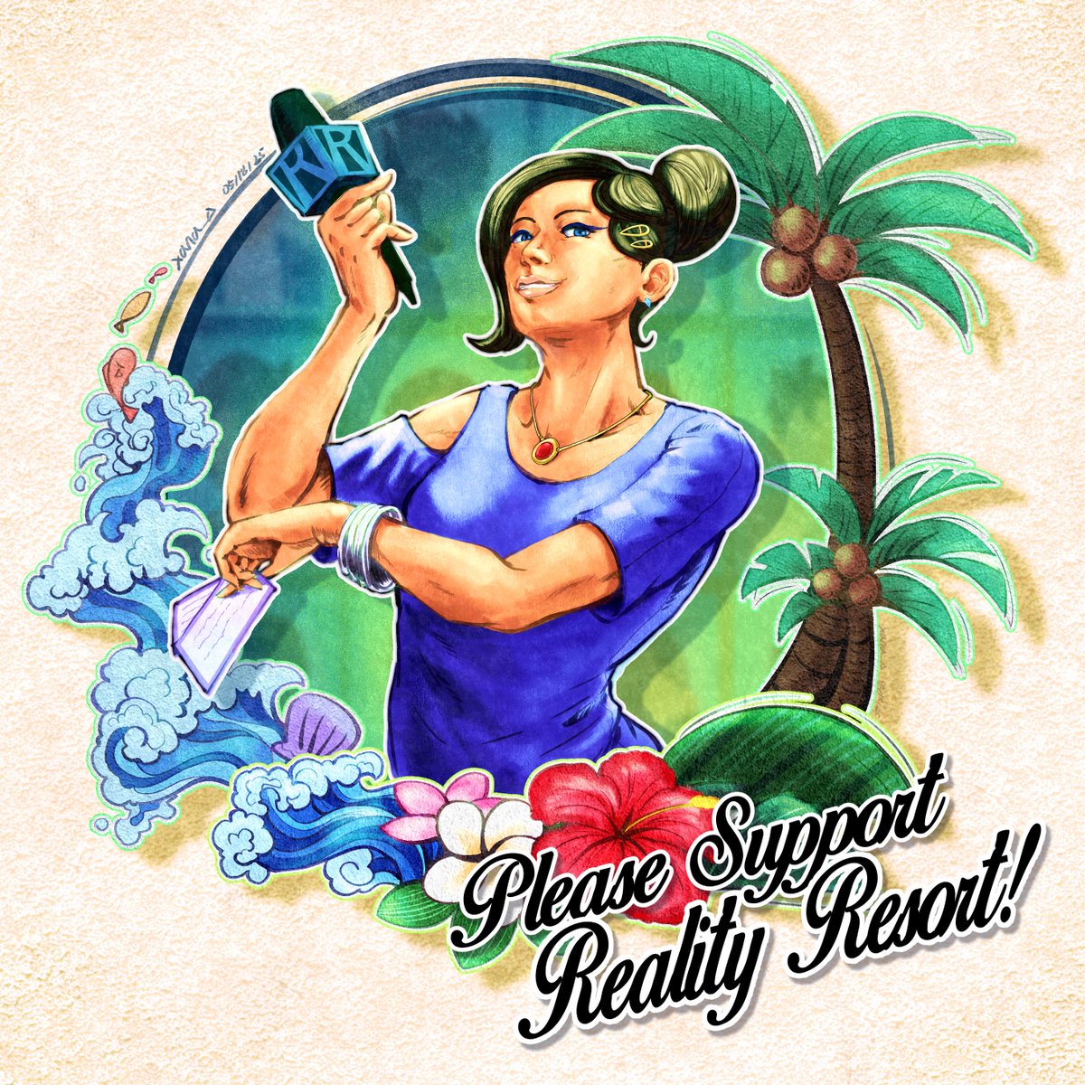 Victoria of the Reality Resort 

For those who may not know, #RealityResort is an indie animated series on YouTube made by a small, passionate team, but it's struggling to continue right now: kickstarter.com/projects/reali…
They will be very grateful for any help💧