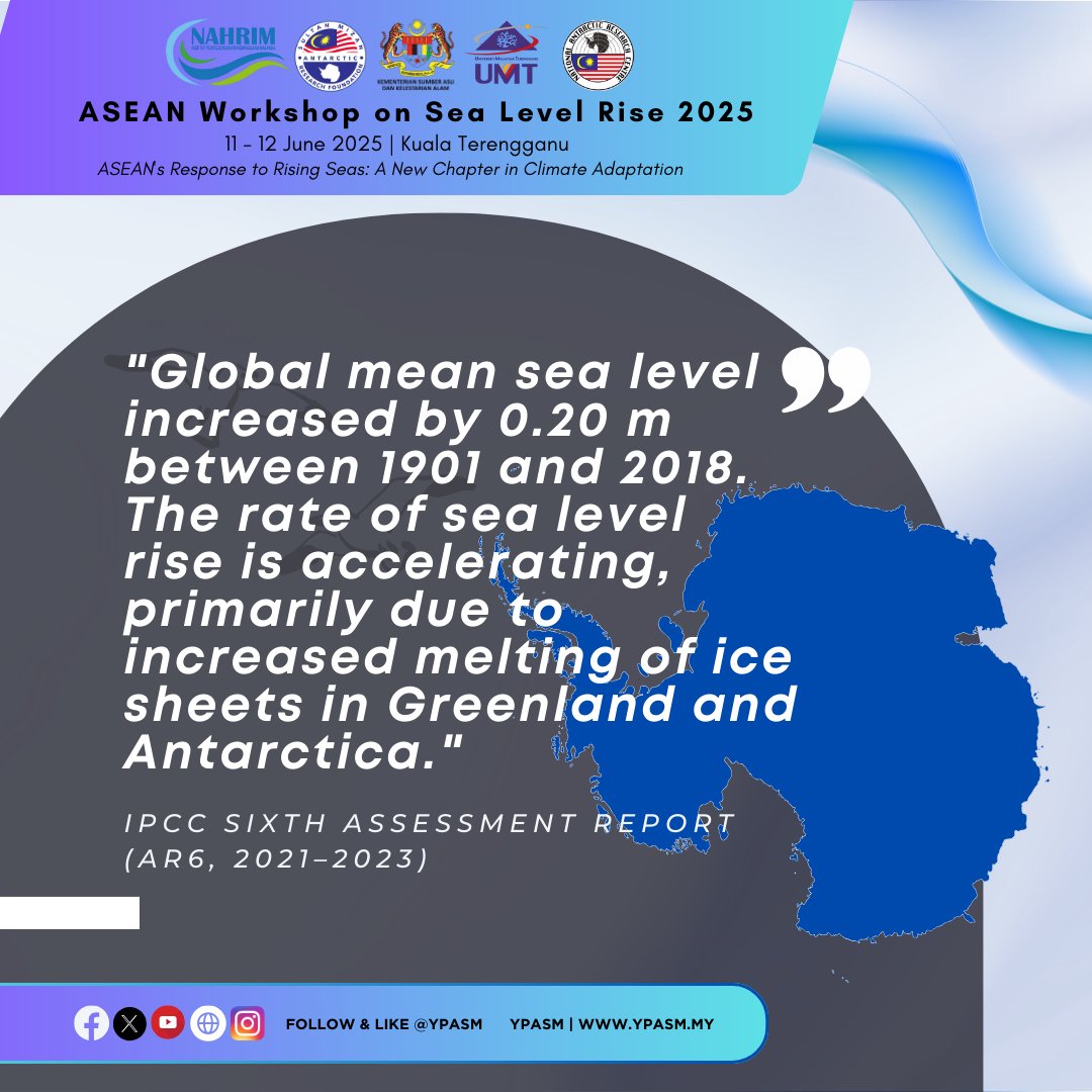 Sea levels are rising faster than ever.
Change isn’t coming. It’s already here. 

#ClimateCrisis #SeaLevelRise #ActOnClimate#IPCC 🌍